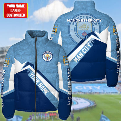 Manchester City Puffer Thermal Stand Collar Jacket Q231005