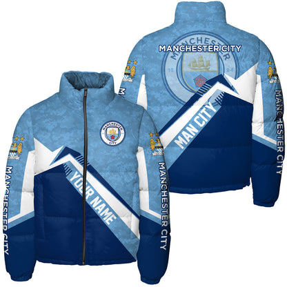 Manchester City Puffer Thermal Stand Collar Jacket Q231005