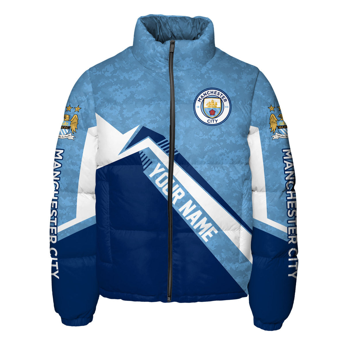 Manchester City Puffer Thermal Stand Collar Jacket Q231005