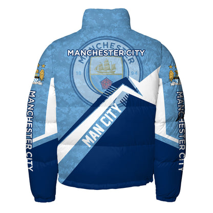Manchester City Puffer Thermal Stand Collar Jacket Q231005