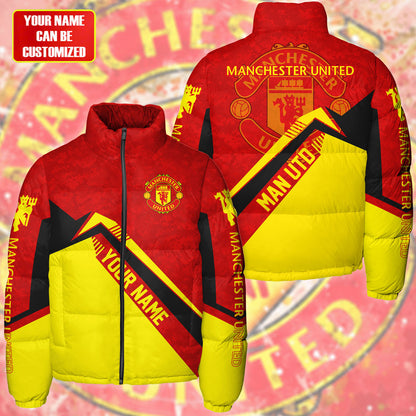 Manchester United Puffer Thermal Stand Collar Jacket Q231004