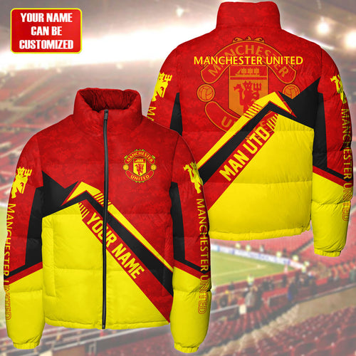 Manchester United Puffer Thermal Stand Collar Jacket Q231004