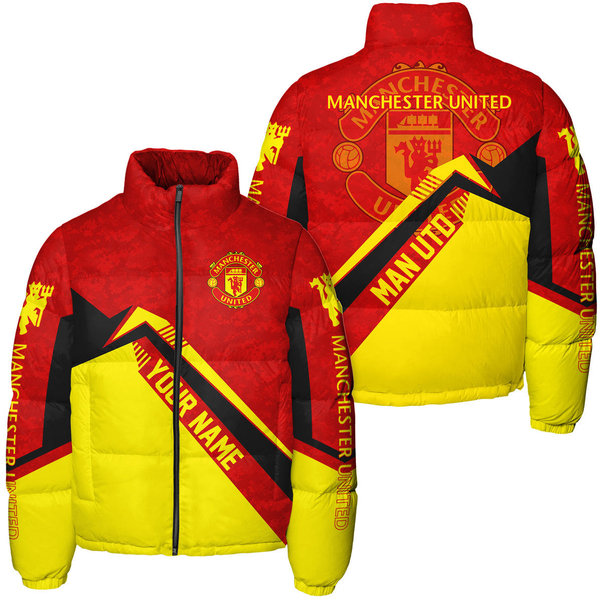 Manchester United Puffer Thermal Stand Collar Jacket Q231004