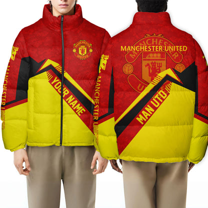 Manchester United Puffer Thermal Stand Collar Jacket Q231004