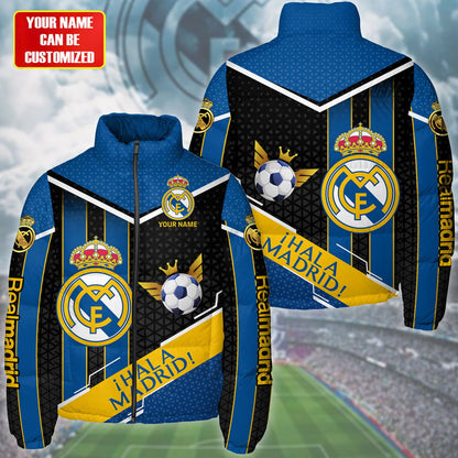 Real Madrid Q3 Puffer Thermal Stand Collar Jacket Q241003