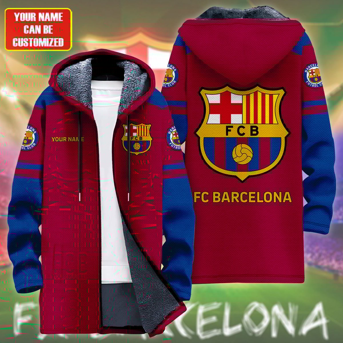 Barcelona FC Fleece Wind Jacket Q251001