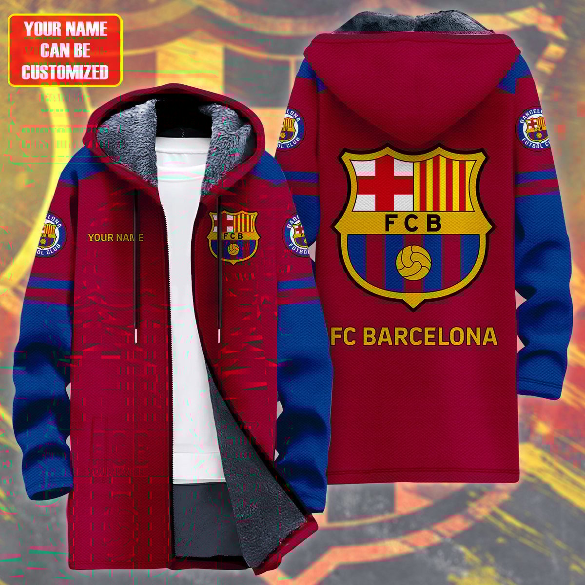 Barcelona FC Fleece Wind Jacket Q251001