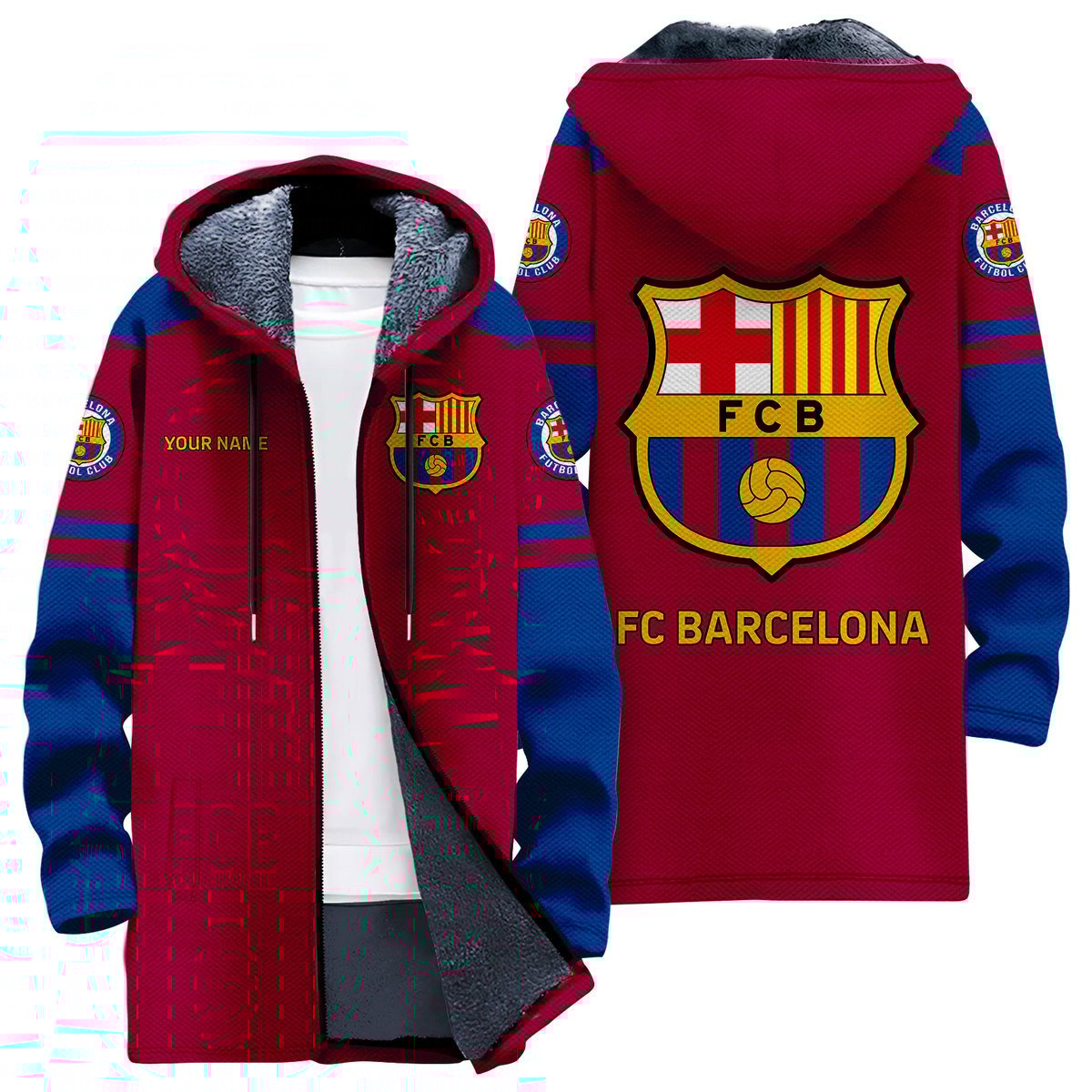 Barcelona FC Fleece Wind Jacket Q251001