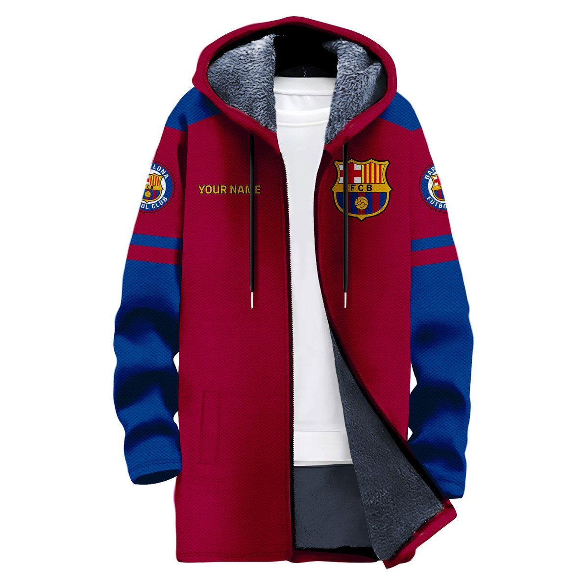 Barcelona FC Fleece Wind Jacket Q251001