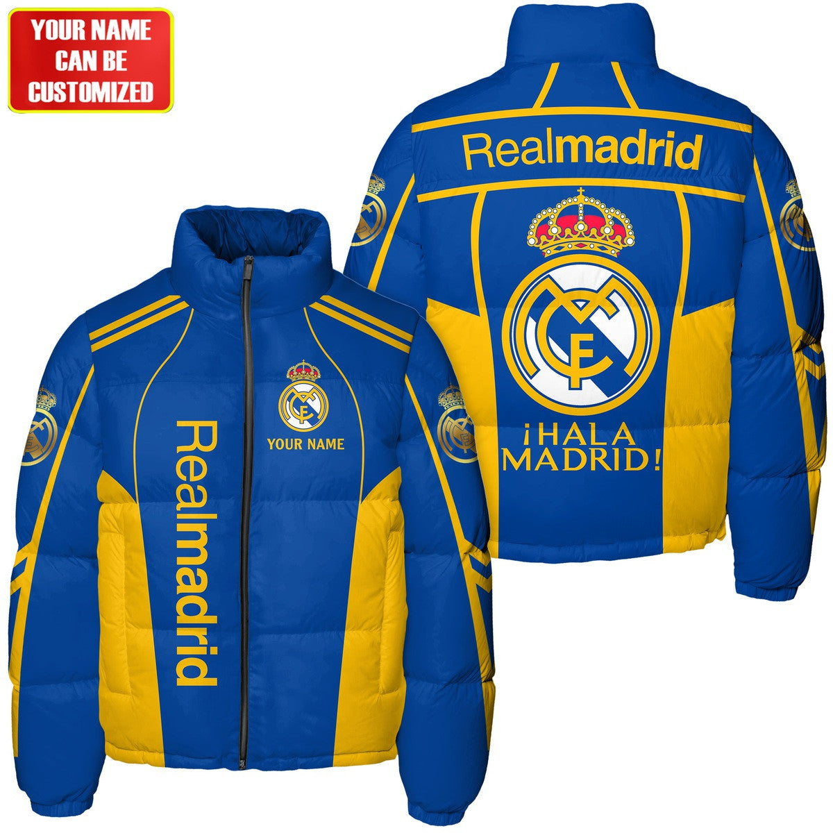 Real Madrid Puffer Thermal Stand Collar Jacket V3 S241006