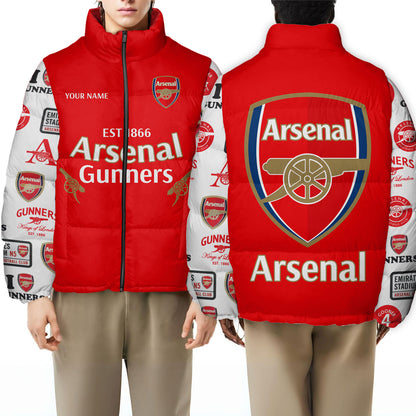 Arsenal Puffer Thermal Stand Collar Jacket QB241007