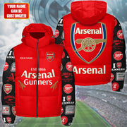 Arsenal Puffer Thermal Stand Collar Jacket QB241007