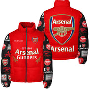 Arsenal Puffer Thermal Stand Collar Jacket QB241007