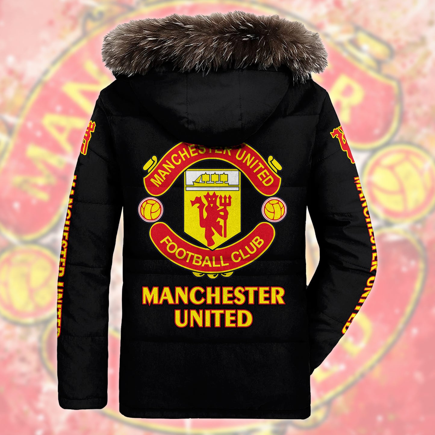 Manchester United Parka Winter Jacket S261004