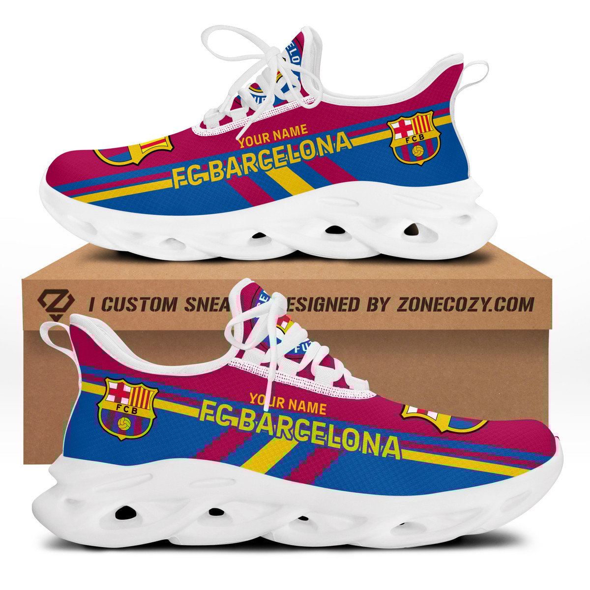 Personalized Barça Q2 Chunky Custom Sneaker Q281003