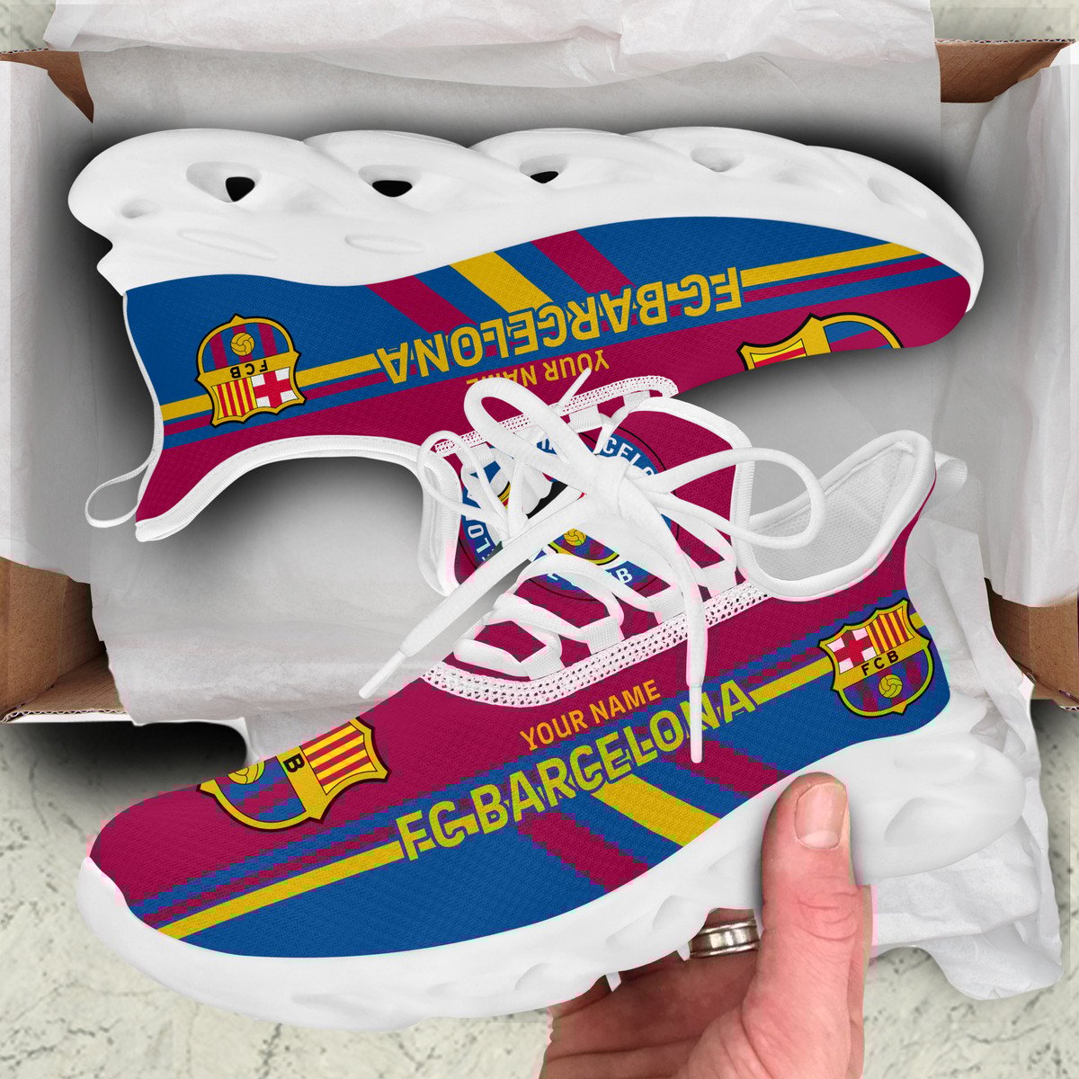 Personalized Barça Q2 Chunky Custom Sneaker Q281003