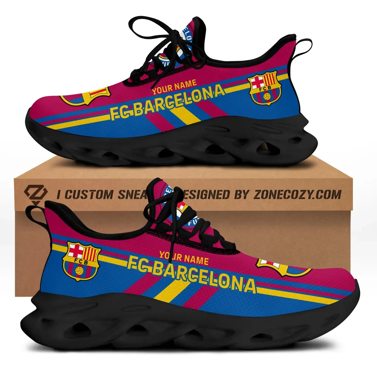Personalized Barça Q2 Chunky Custom Sneaker Q281003
