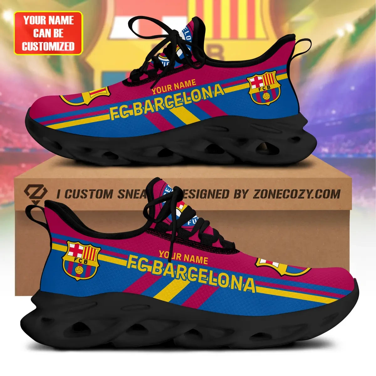Personalized Barça Q2 Chunky Custom Sneaker Q281003