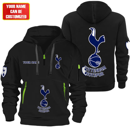 Personalized Tottenham Hotspur Zip-Hoodie Cotton Jacket Q291001