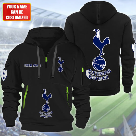 Personalized Tottenham Hotspur Zip-Hoodie Cotton Jacket Q291001