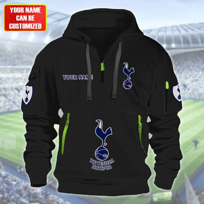 Personalized Tottenham Hotspur Zip-Hoodie Cotton Jacket Q291001