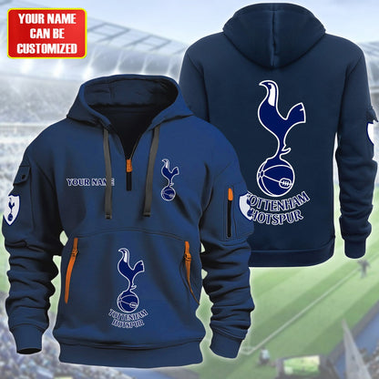 Personalized Tottenham Hotspur Zip-Hoodie Cotton Jacket Q291001