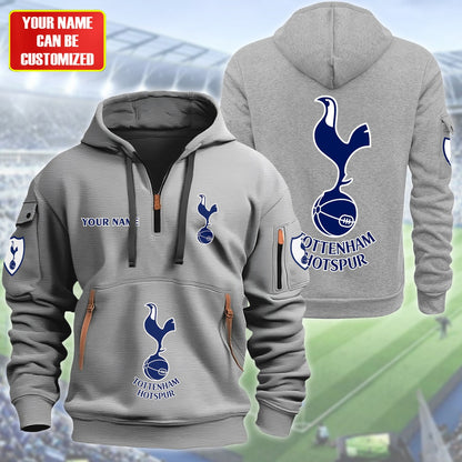 Personalized Tottenham Hotspur Zip-Hoodie Cotton Jacket Q291001