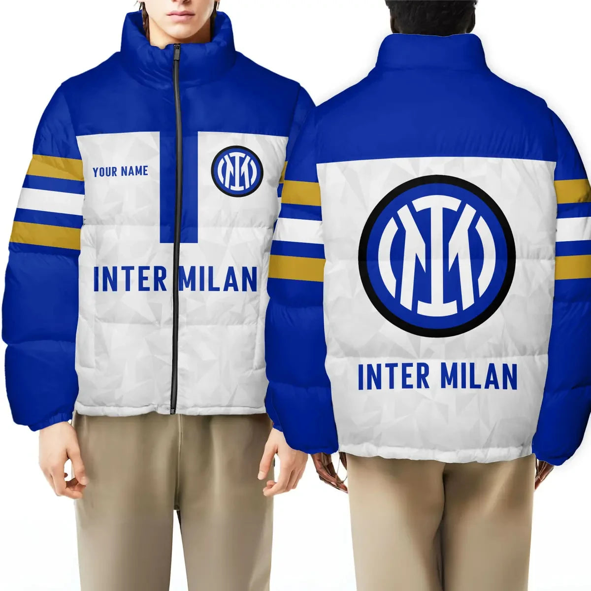 Inter Milan Puffer Thermal Stand Collar Jacket QB281003