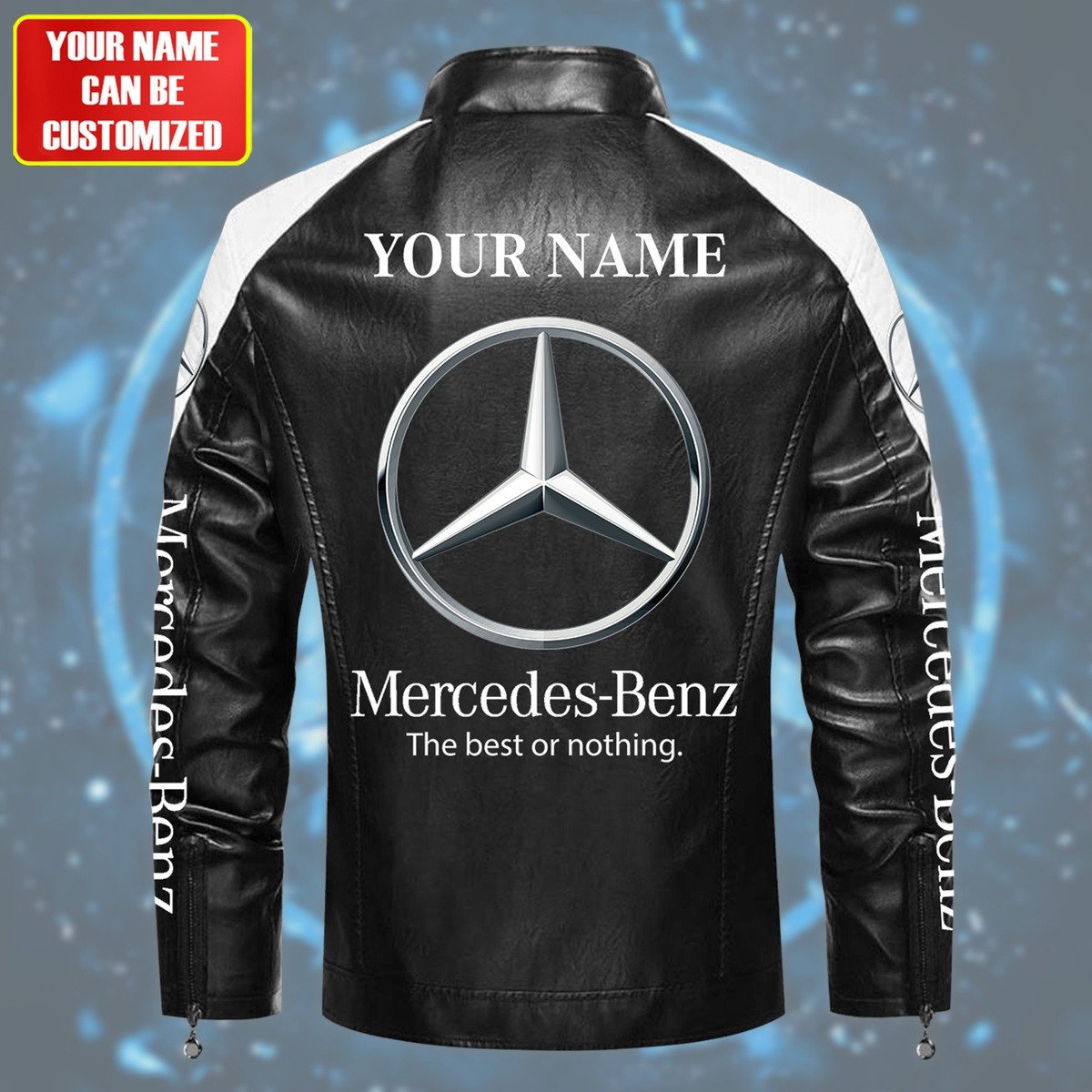 Personaziled Merc Leather Biker Jacket P281001