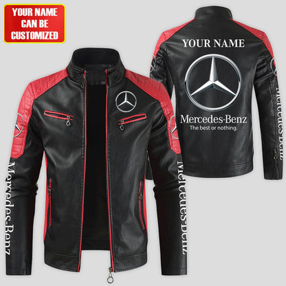 Personaziled Merc Leather Biker Jacket P281001