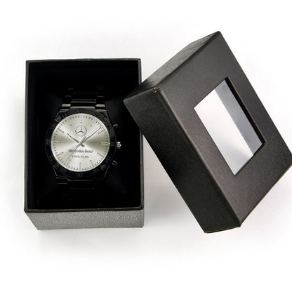 Personalized Merc Luxury Dial Steel Watch P281004