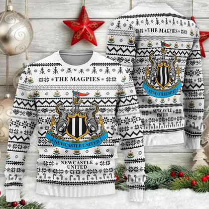Newcastle United S7 Ugly Christmas Sweater , Unisex Wool Sweater S281005