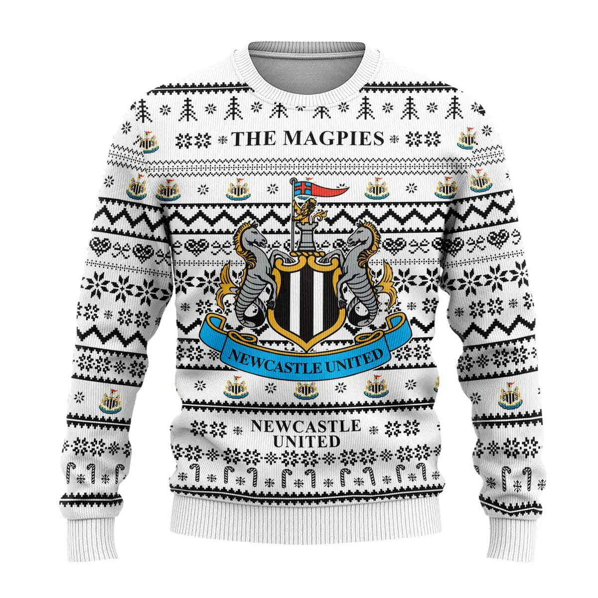 Newcastle United S7 Ugly Christmas Sweater , Unisex Wool Sweater S281005