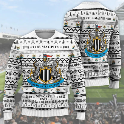 Newcastle United S7 Ugly Christmas Sweater , Unisex Wool Sweater S281005