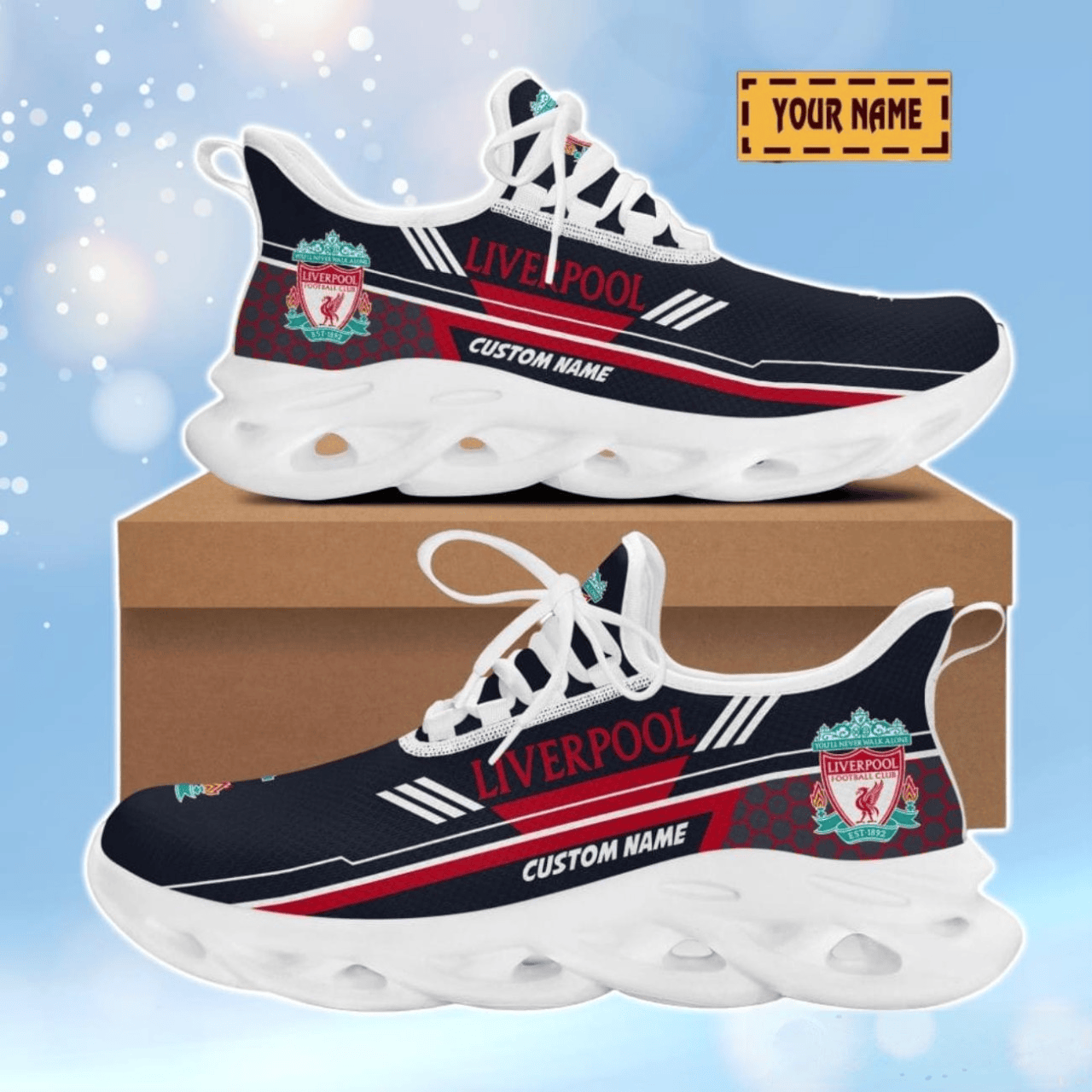 Personalized Liverpool Chunky Custom Sneaker
