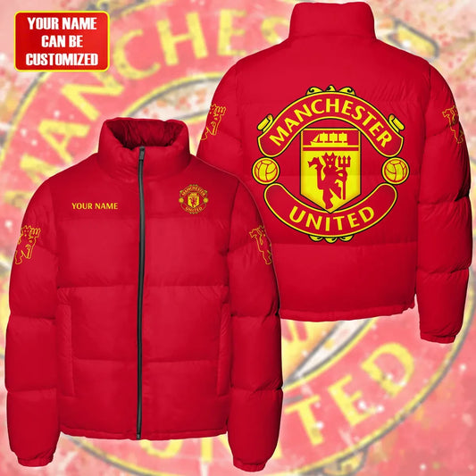Manchester United FC Puffer Thermal Stand Collar Jacket P291001