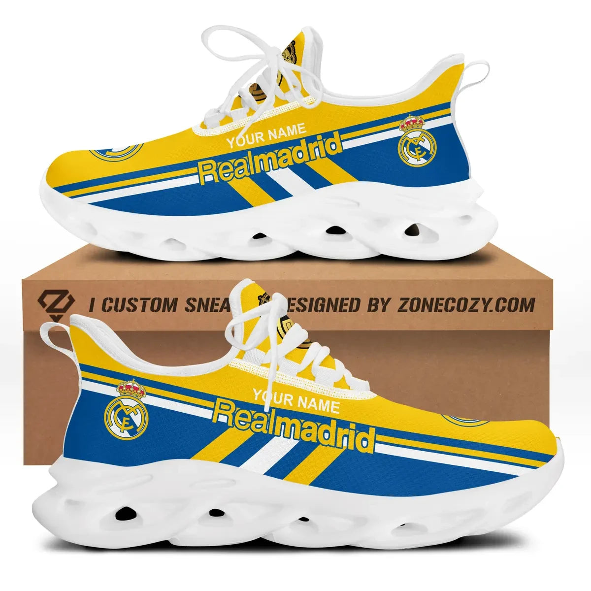 Personalized Real Madrid Q2 Chunky Custom Sneaker Q301002