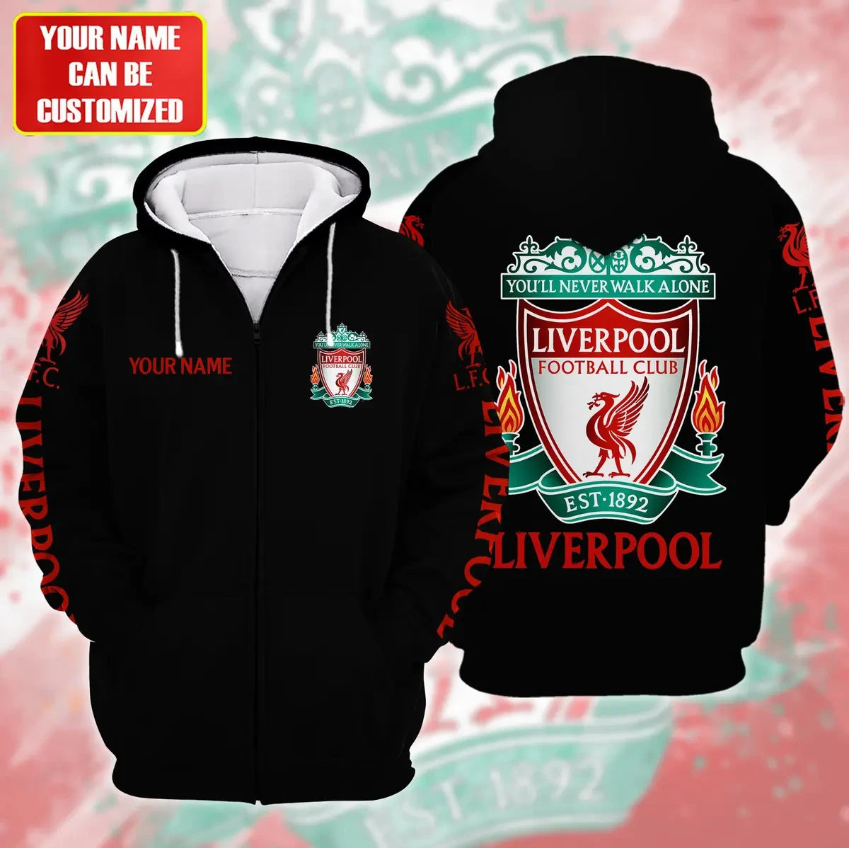 Personalized Liverpool Fleece 3D All Over Printed Unisex Shirt S301001