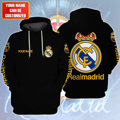 Personalized Real Madrid Fleece 3D All Over Printed Unisex Shirt S301002