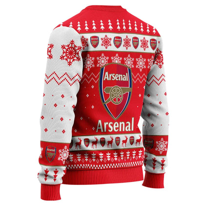 Arsenal Ugly Christmas Sweater , Unisex Wool Sweater QB311003