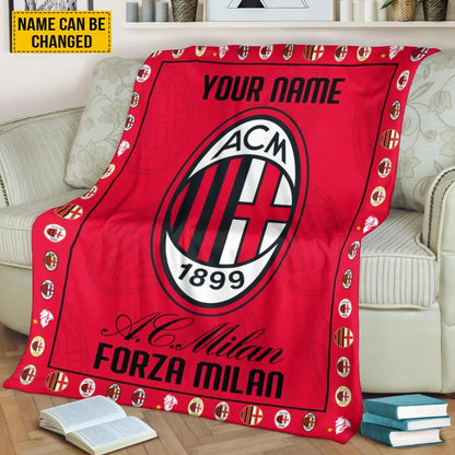 AC Milan 3D Fleece Blanket Q311002
