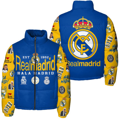 Real Madrid Puffer Thermal Stand Collar Jacket QB311009