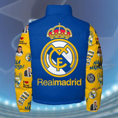 Real Madrid Puffer Thermal Stand Collar Jacket QB311009