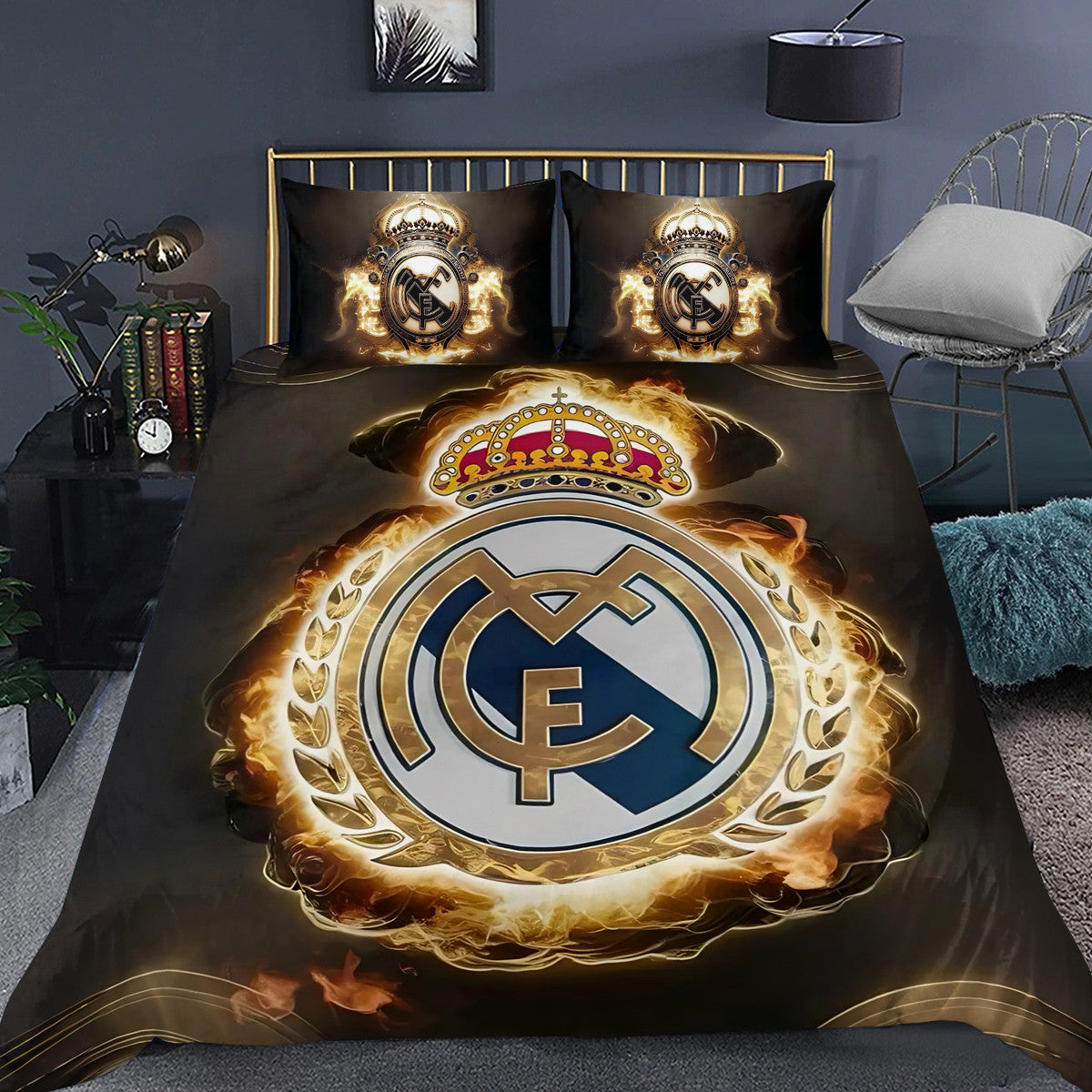 Real Madrid All Over Printed Bedding Set S311004
