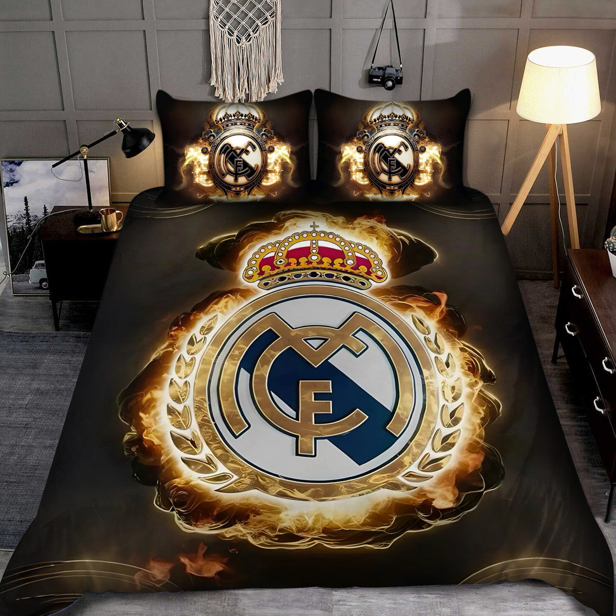 Real Madrid All Over Printed Bedding Set S311004