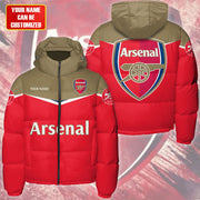 Arsenal Puffer Thermal Stand Collar Jacket QB011101