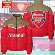 Arsenal Puffer Thermal Stand Collar Jacket QB011101