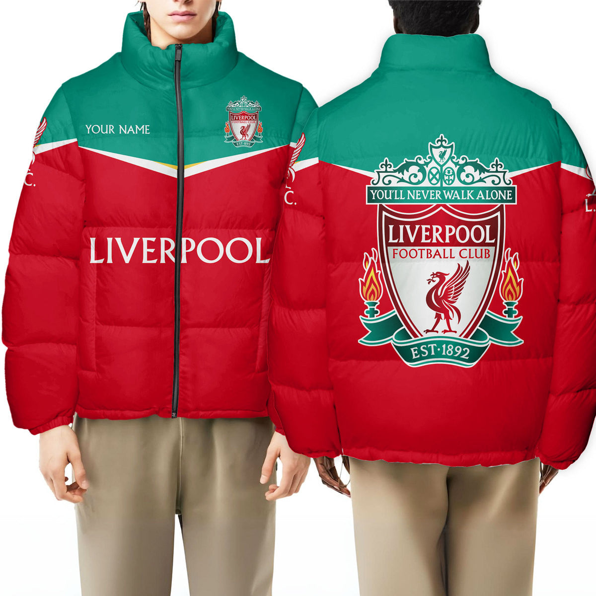 Liverpool Puffer Thermal Stand Collar Jacket QB011102