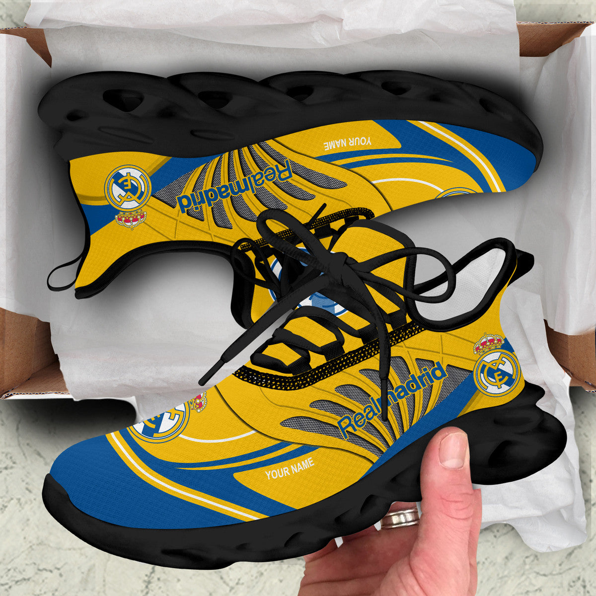 Personalized Real Madrid Q7 Chunky Custom Sneaker Q311008