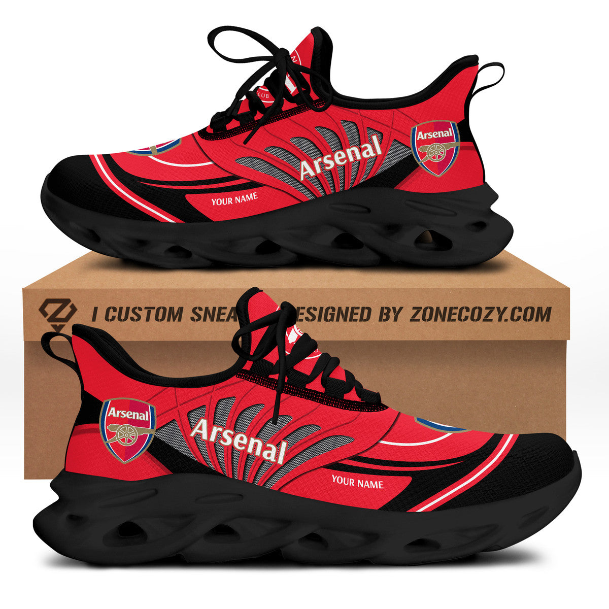 Personalized Arsenal Q6 Chunky Custom Sneaker Q311007